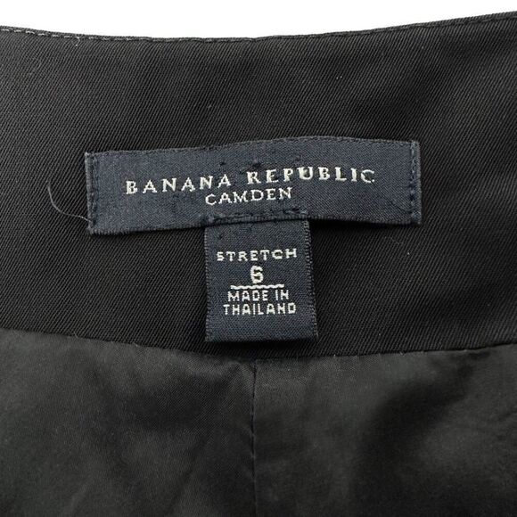 Banana Republic Camden Black side zip trousers size 6 - Picture 6 of 6